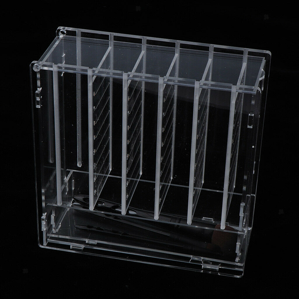 6 Layered False Eyelash Storage Case Eyelash Grafting Organizer Glue Pallet