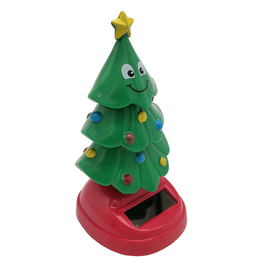 Solar Powered Dancing Shake Head Christmas Tree  Children's Toys