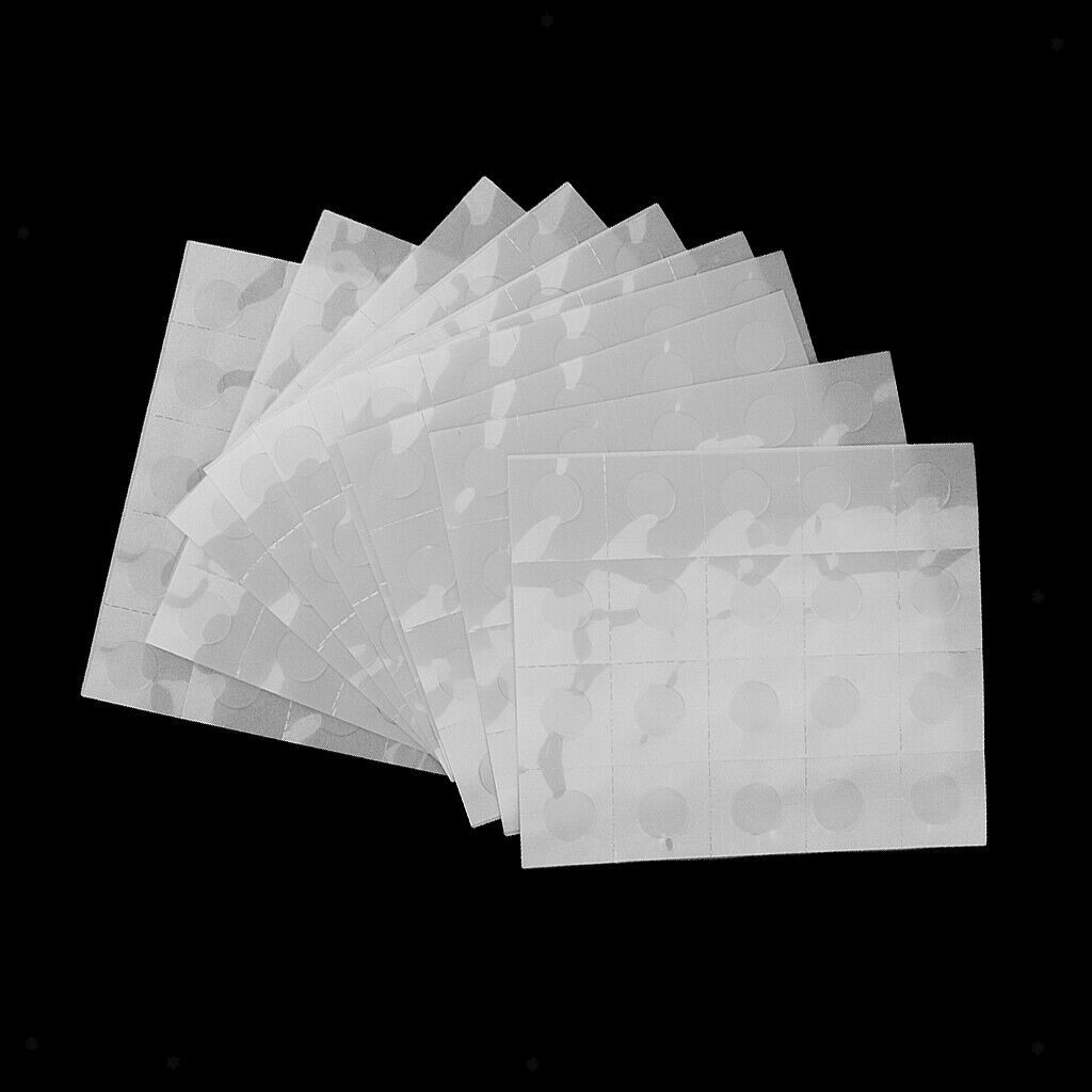 200pcs/Pack Round Dot Double-sided Adhesive Tape for Wedding Party Decor