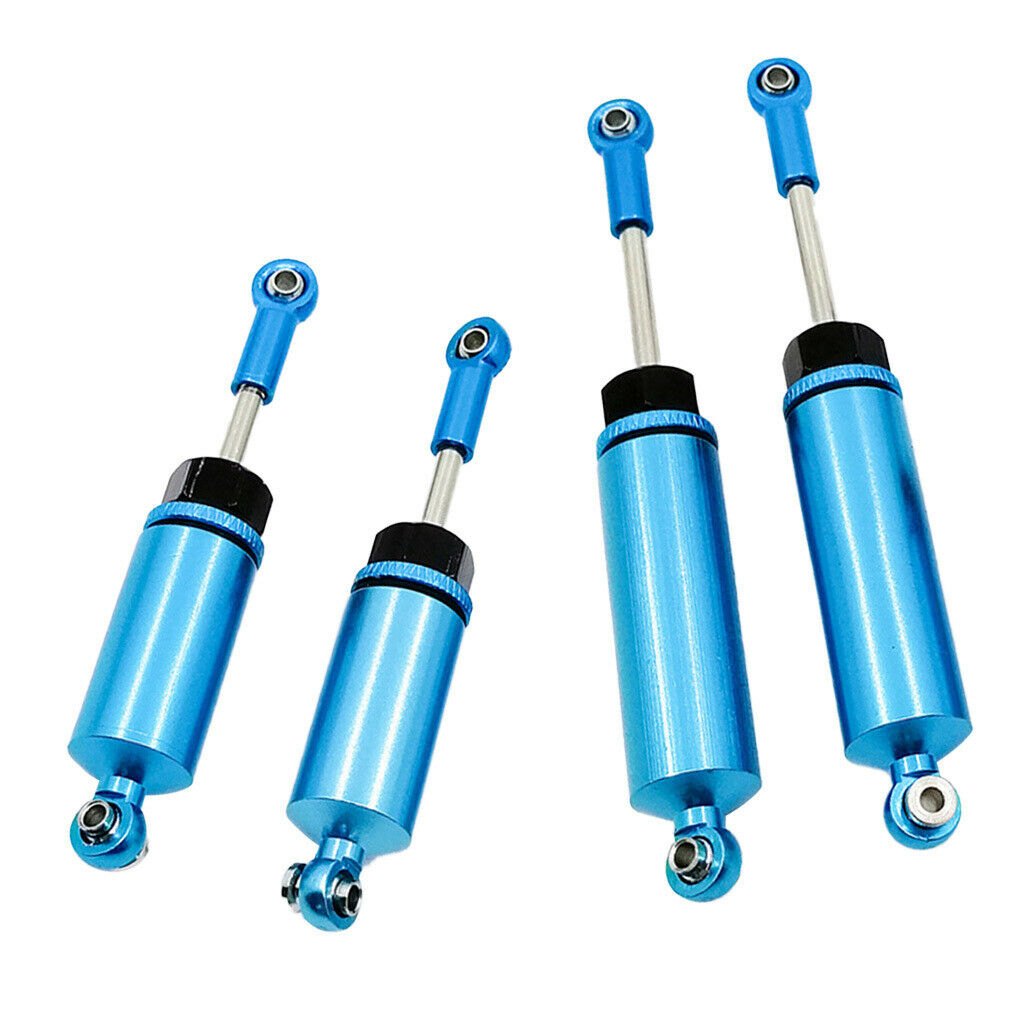 Pack of 4, Alloy Shocks Absorber Spring Damper for 1/12 Scale Wltoys FEIYUE Cars