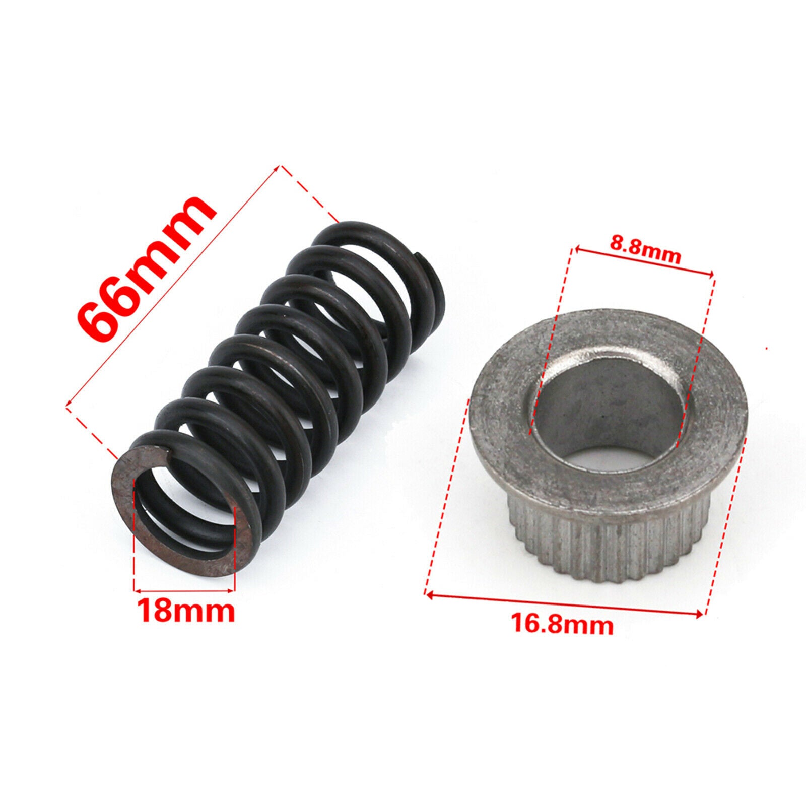 Car Door Hinge Pin with Spring & Bushing Repair Kit for Chevrolet S10 94-04