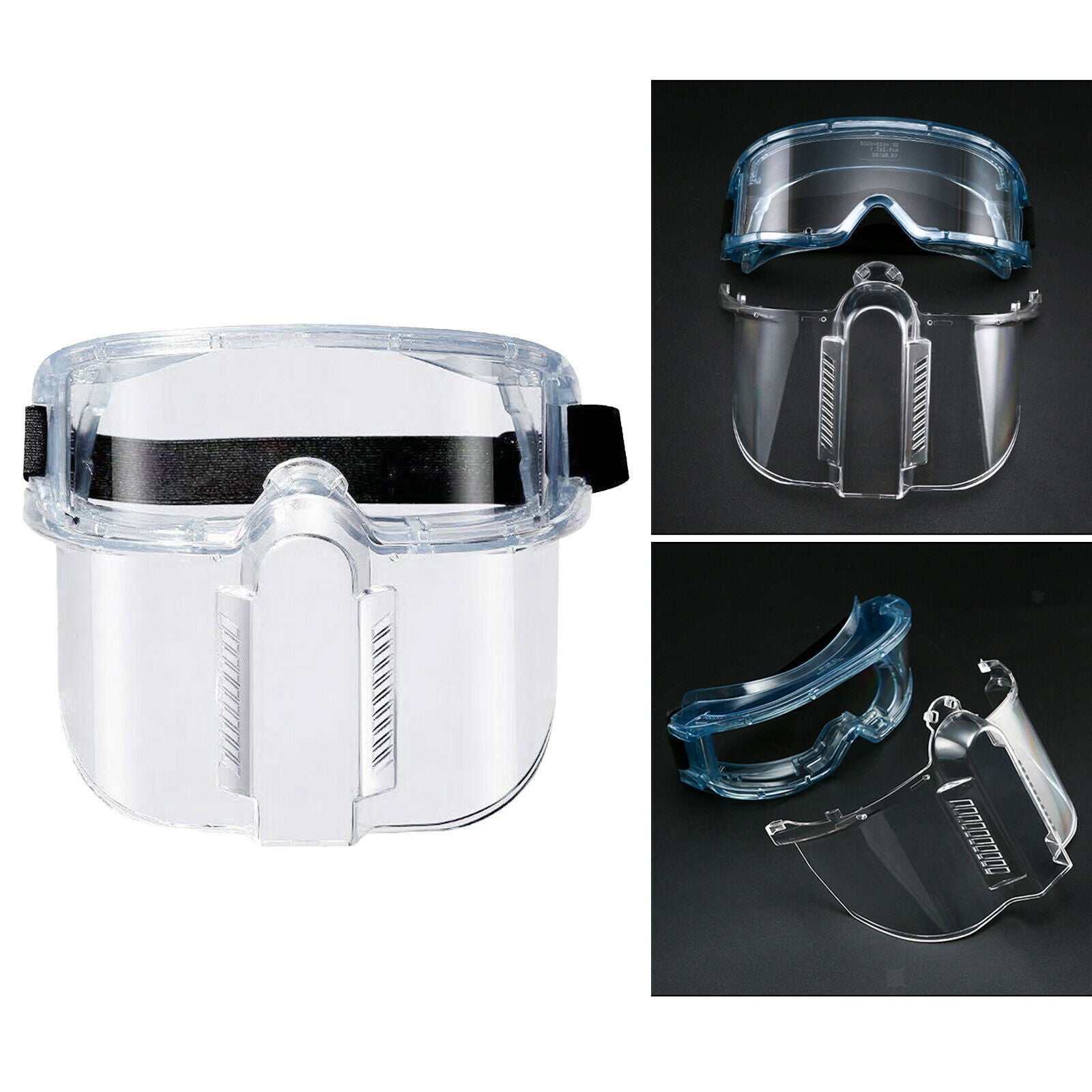 Goggles Face Shield Anti-Scratch Welding Work Visor Full Face Cover Headgear