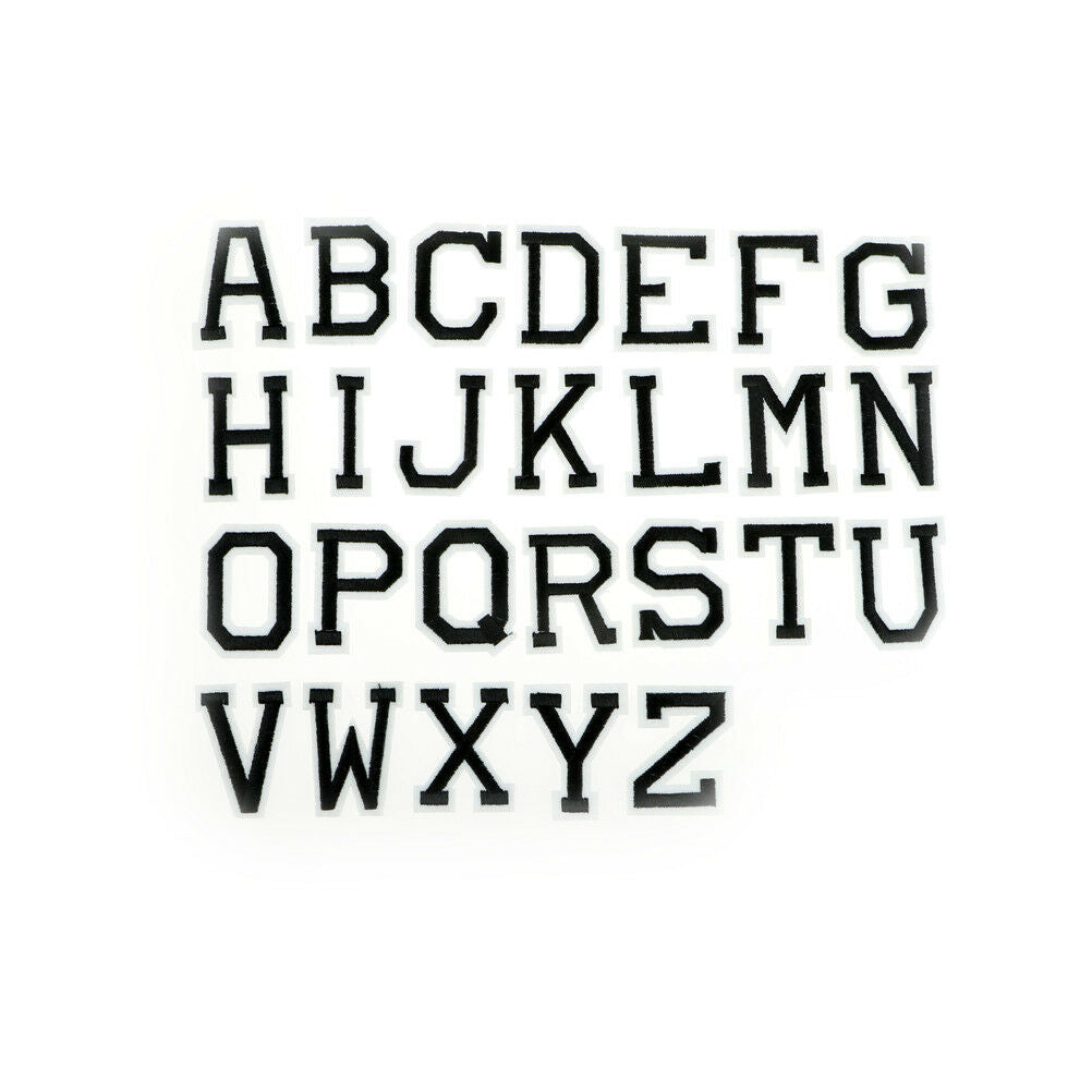26pcs Alphabet Letter DIY Embroidery Clothes Patches Sew or Iron On Appliq.l8
