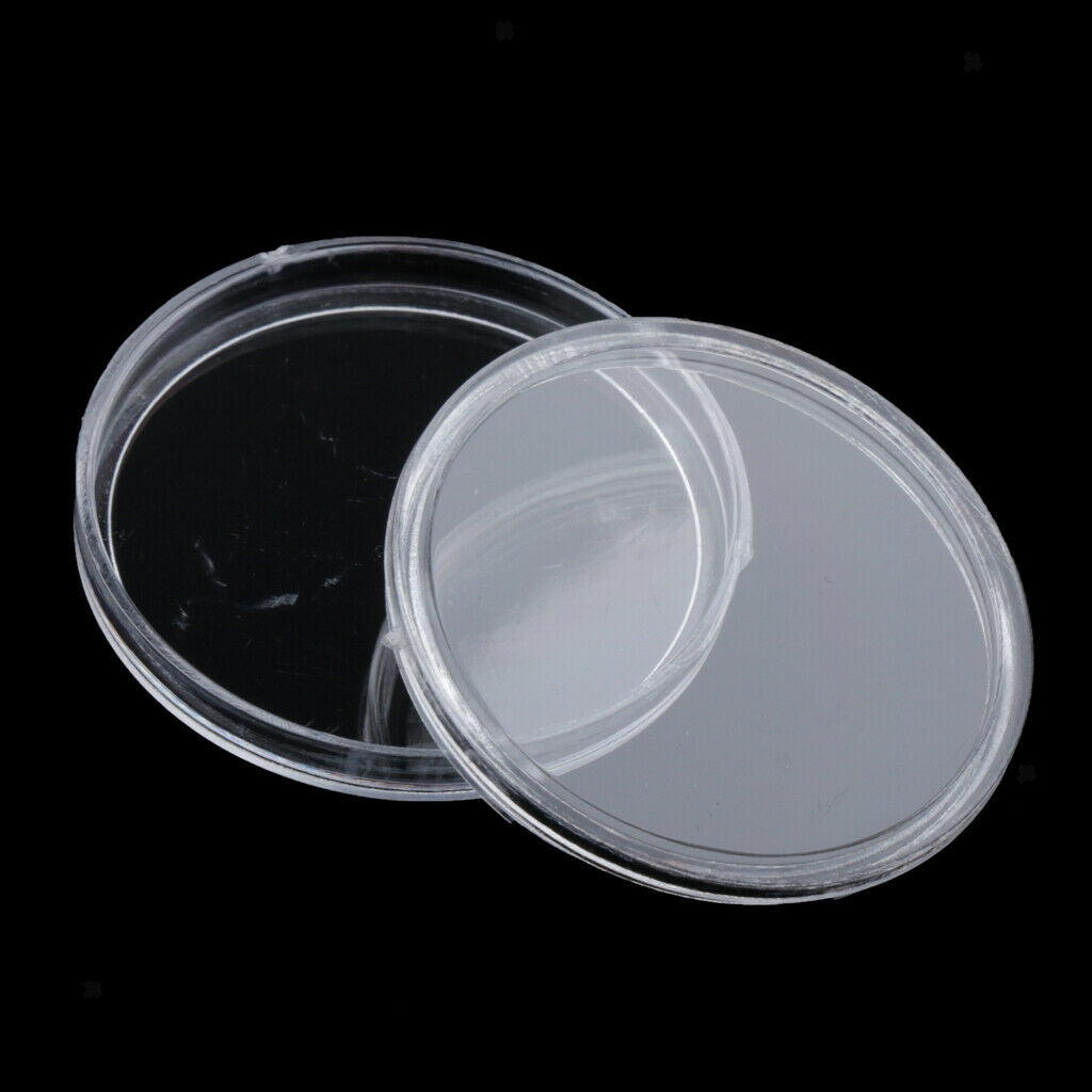 Clear Collector's Case of Coins Display Storage Box