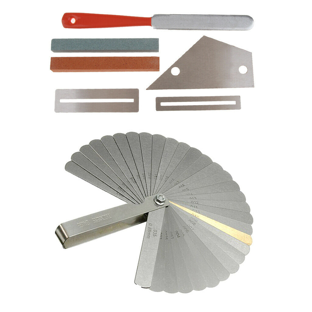 Guitar Tools Fret Rocker+Fret File+Grinding Stone+Fretboard Guard+Gauge
