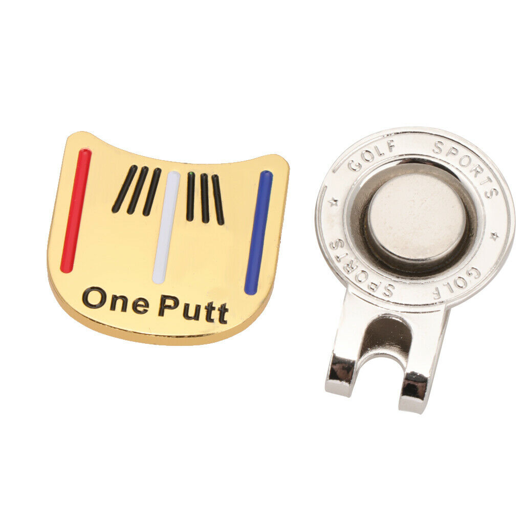 2X Fashion Golf  Golf Hat Clip w/ Magnetic Ball Marker - One Putt