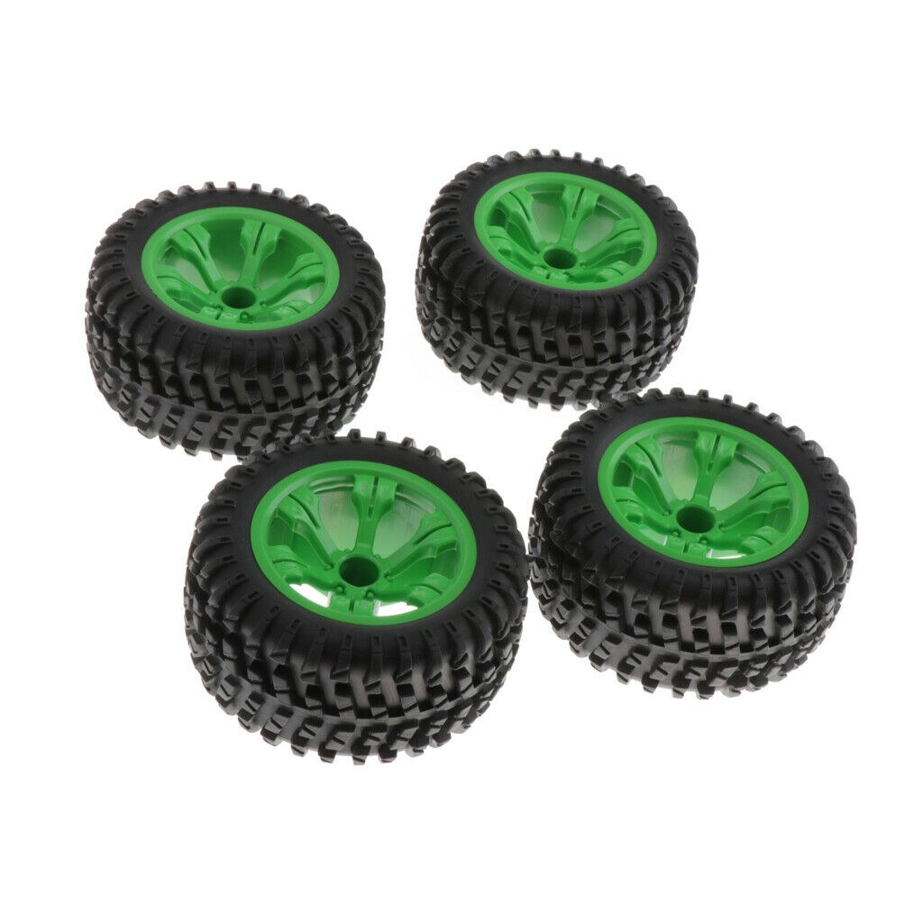 4 Pieces Wltoys 12428-A 1/12 Car Upgrade Tire 110mm Dia Replacement Parts