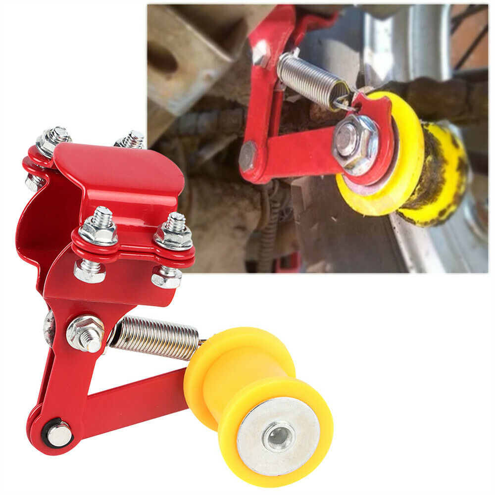 Motorcycle Chain Tensioner Adjuster Bolt On Roller Modified Accessory Universal