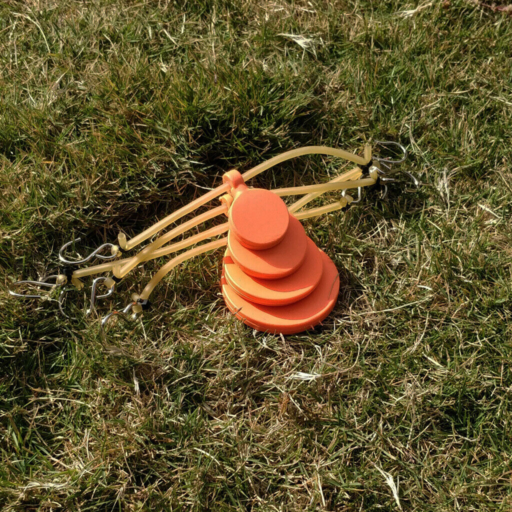 4 Packs Orange Slingshot Target Aim Hunting Practicing Aids Trainer Equip