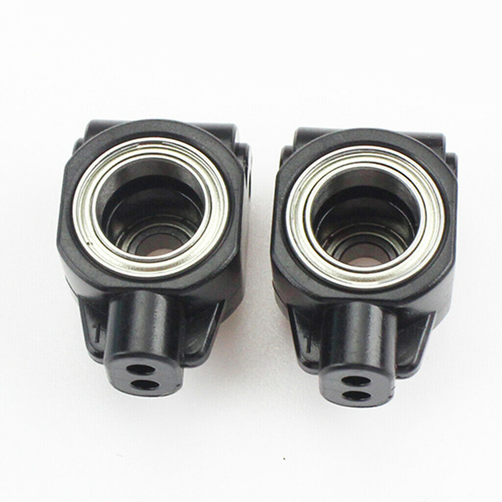 2Pack 1:10 Metal Rear Steering Hub Carrier Knuckle for Wltoys 104001 Buggy