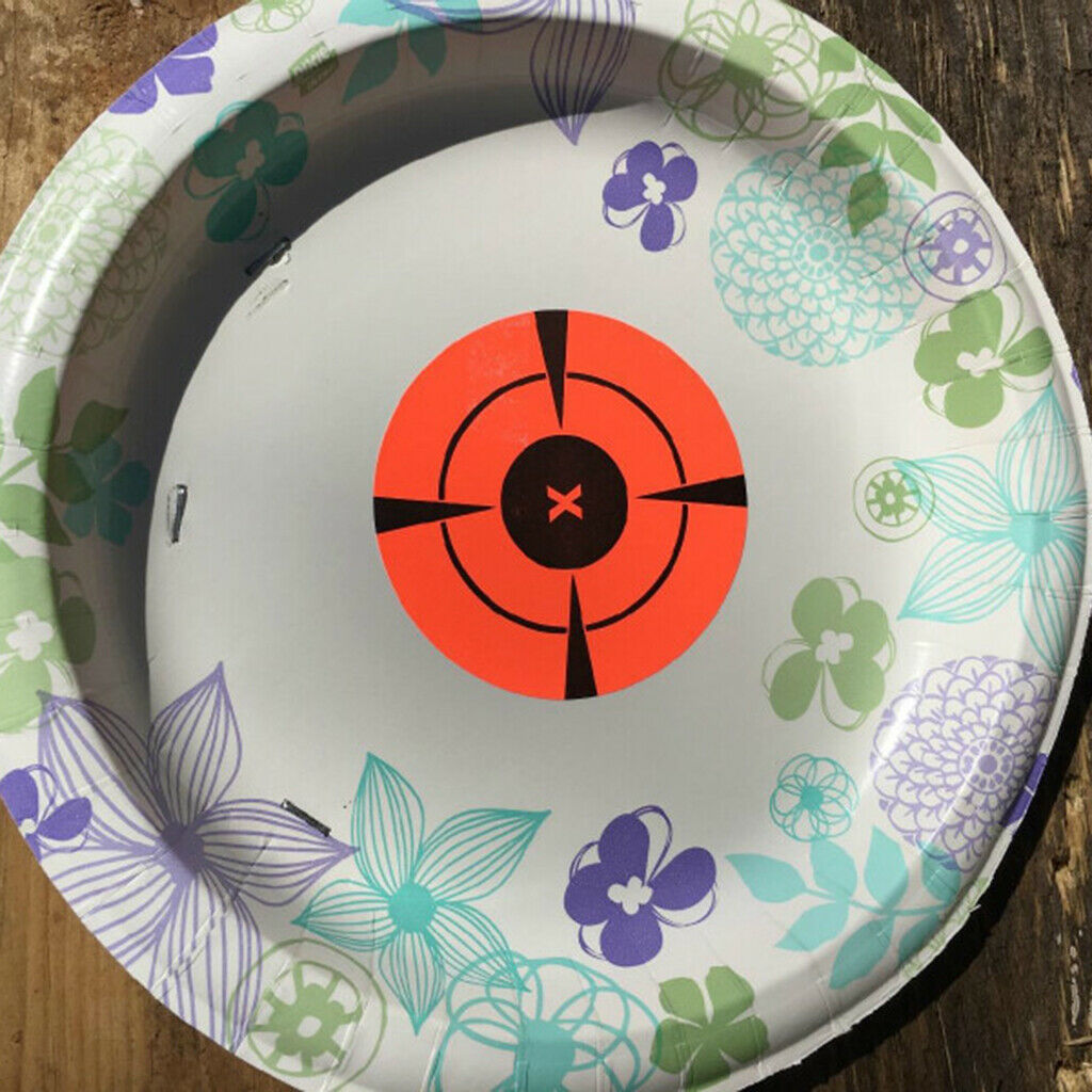 125 Shooting Targets Gun Range Pasters 3inch Circle Adhesive Stickers red