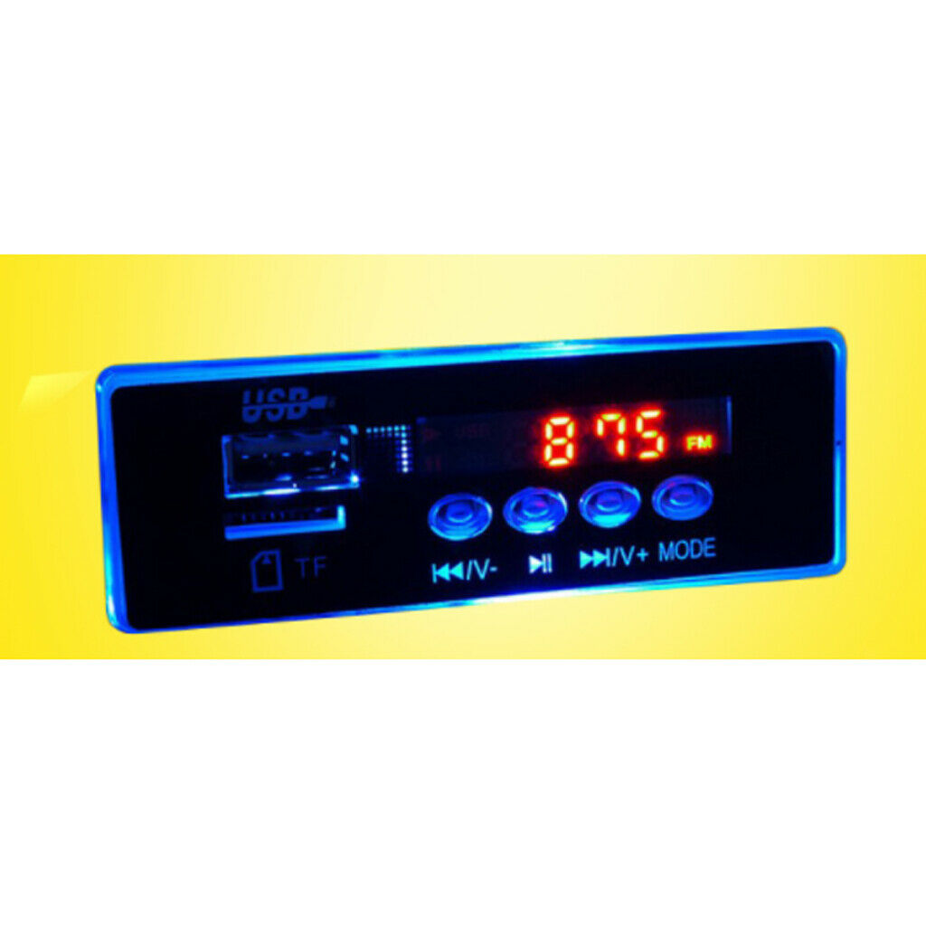 Car Digital Display 12V USB TF Radio MP3 Decoder Board Wireless Audio Module