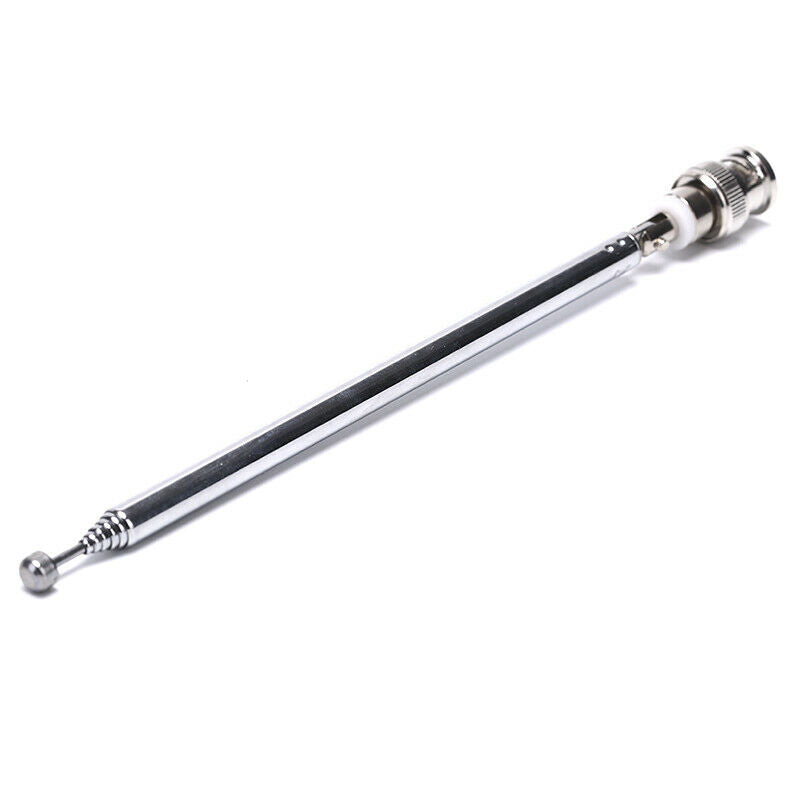 765mm Telescopic Antenna Q9 BNC Connector Portable FM Radio Scanner VHF U.l8