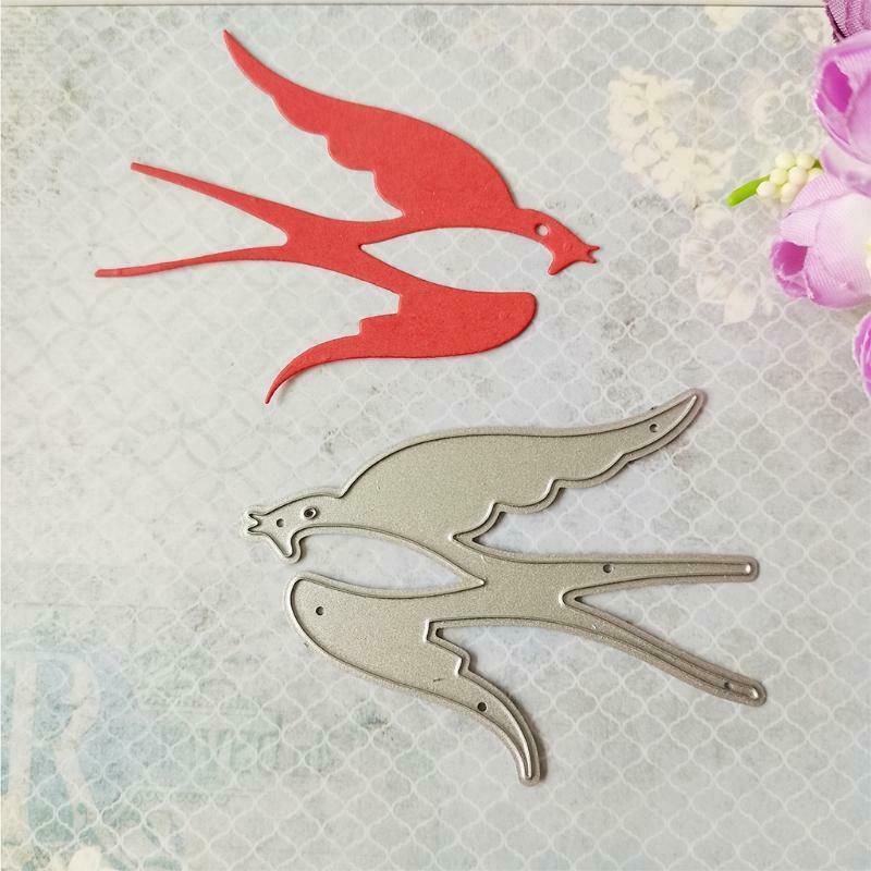 Spring Swallow Carbon Steel Cutting Dies DIY Scrapbooking Photo Album Embossing