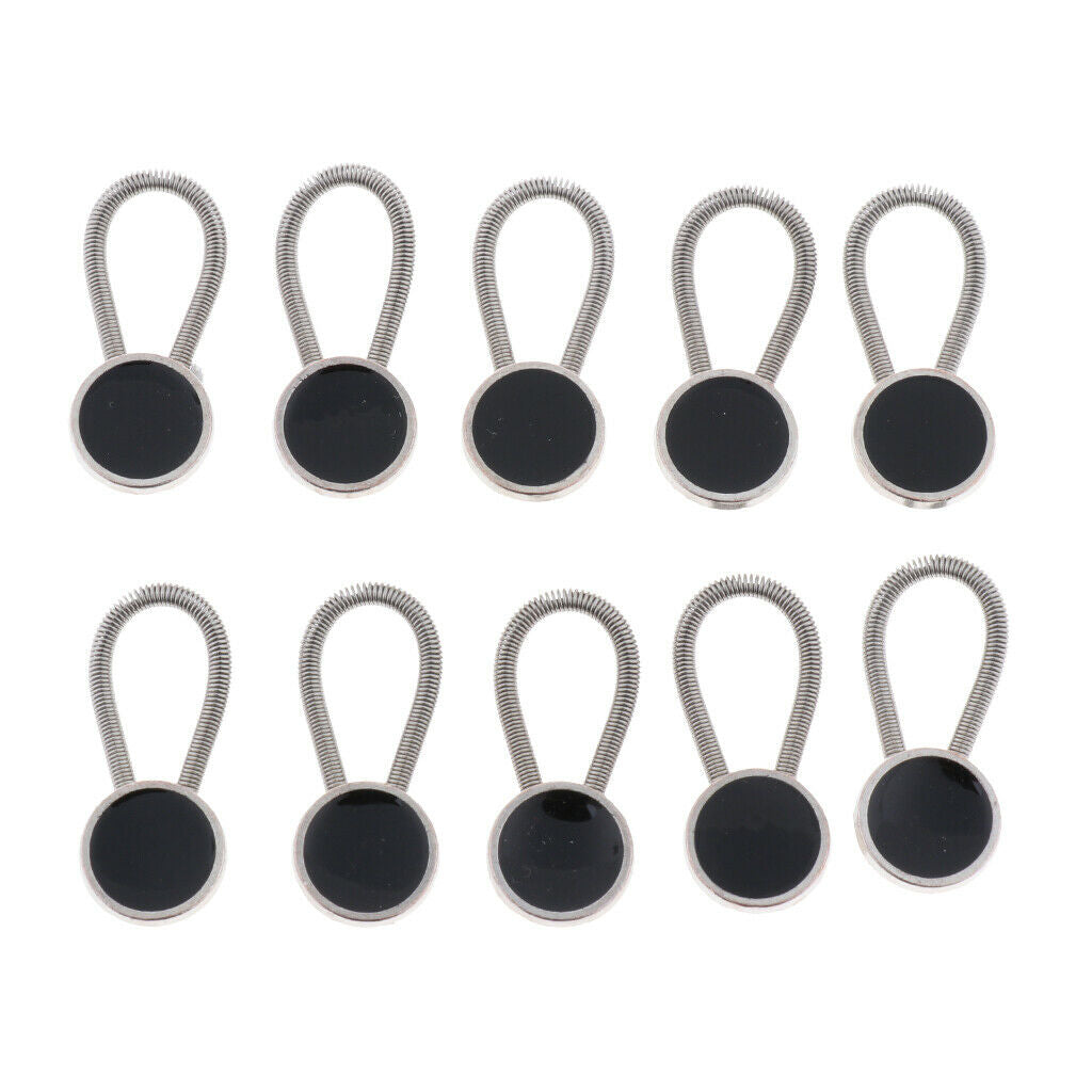 20x Metal Collar Button Extender Womens Suits Jeans Trouser Black, White