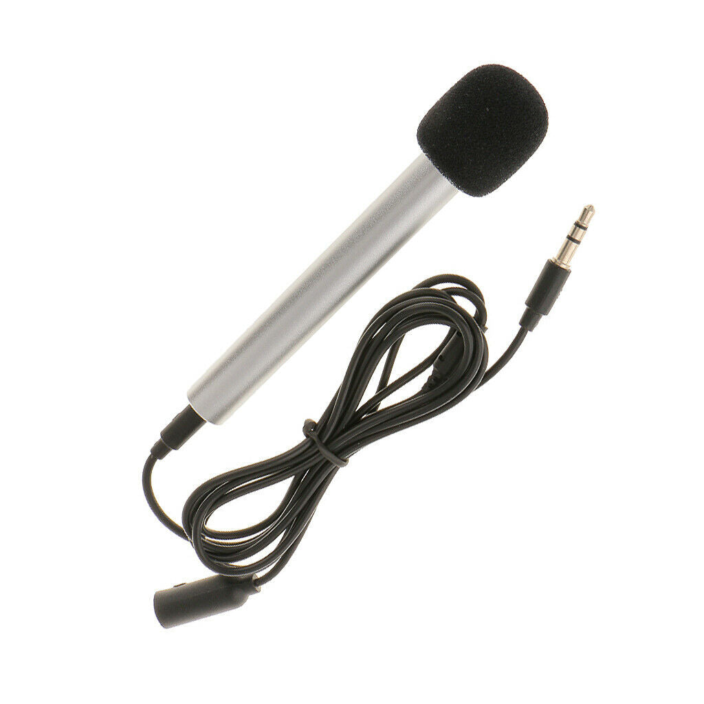 3.5mm Mini Handheld Microphone Omnidirectional Mic for Smartphone