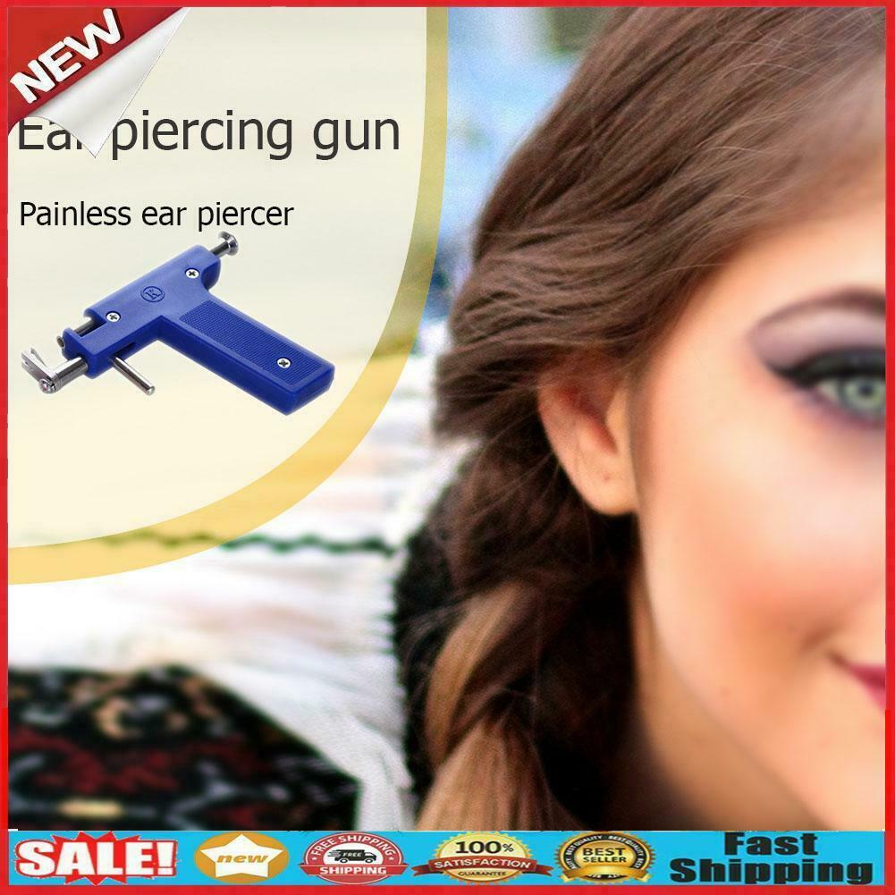 Ear Piercing Gun Earrings Studs Nose Navel Body Piercer Safety Tools Kit @