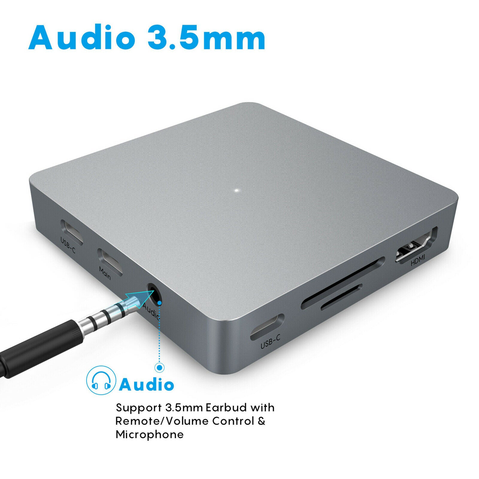 11 in 1 USB-C Hub Docking Station with SD & TF Card Reader 100W PD Charging