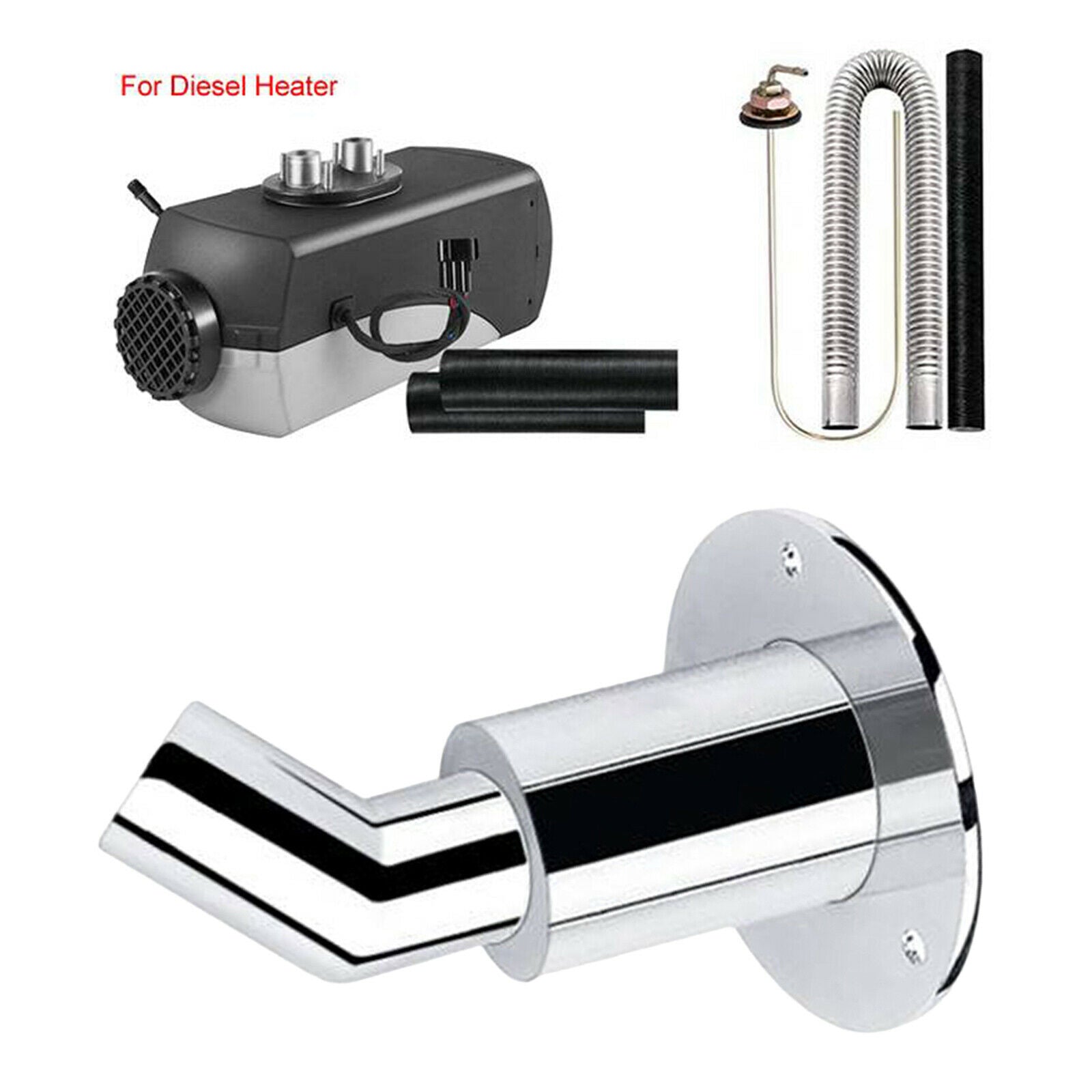 Stainless Steel Marine Boat Thru Hull Pipe Socket Hardware 24mm Bendy
