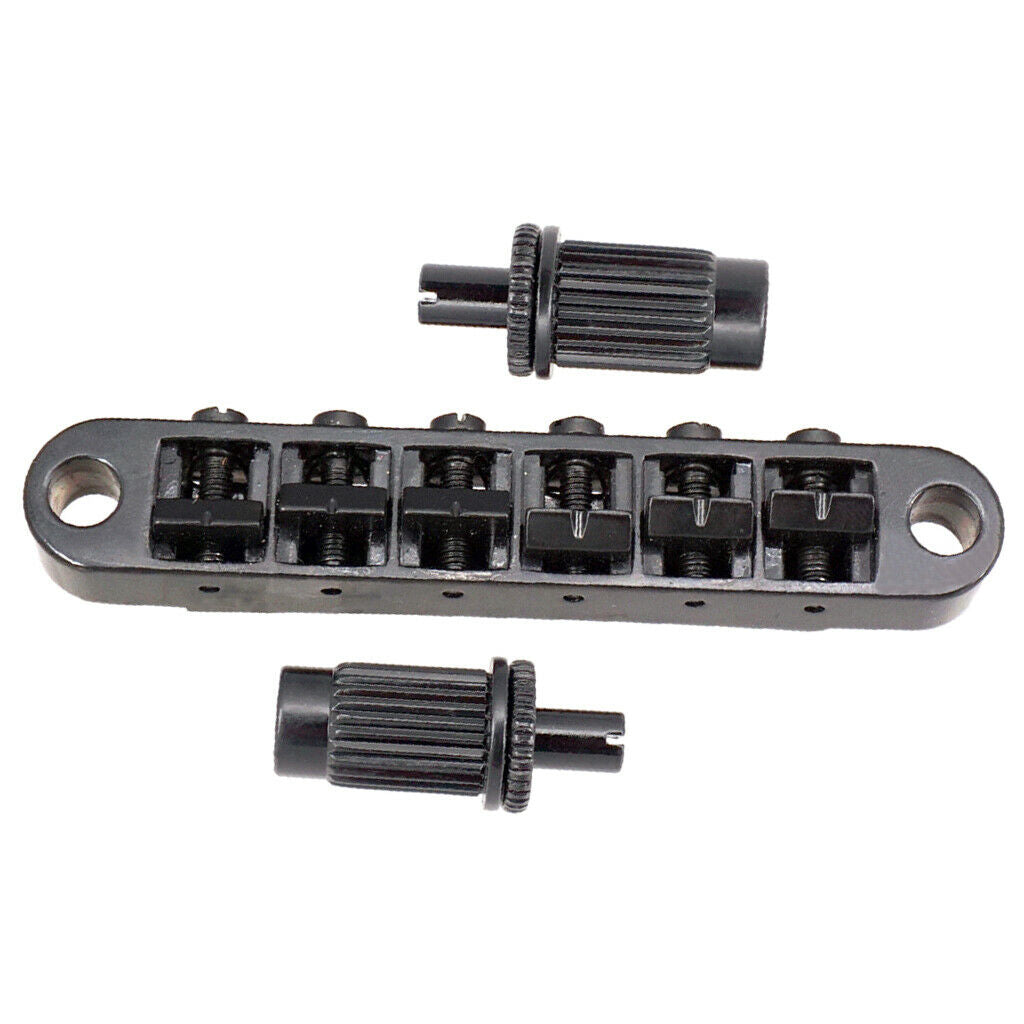 Electric Guitar Roller Saddle Bridge Tailpiece Post for LP EPI