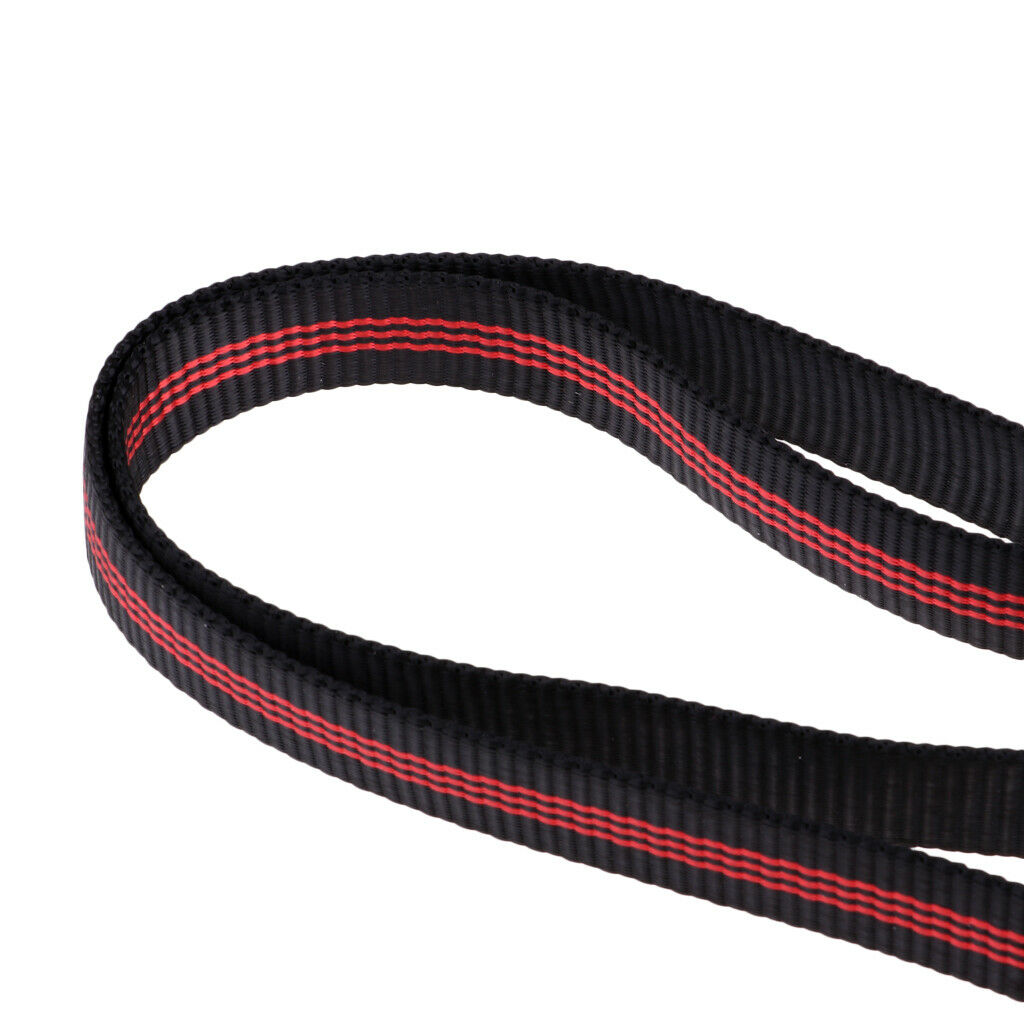 3 Pieces Polyester Rock Climbing Sling Webbing Rope Flat Belt Protector
