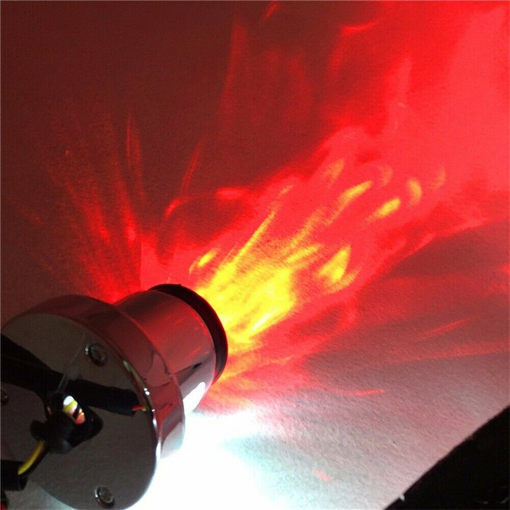 Black Lid Chrome Custom Tail Brake Light For Bobber Chopper Cruiser Street Bike