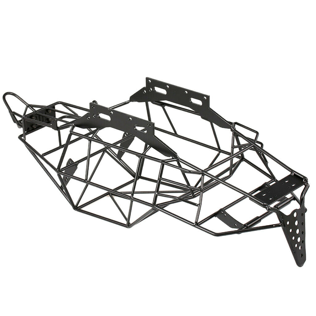 Black Roll Cage Frame Cage Upgrade Parts for RC 1/10 Scale Axial Wraith RR10 AX