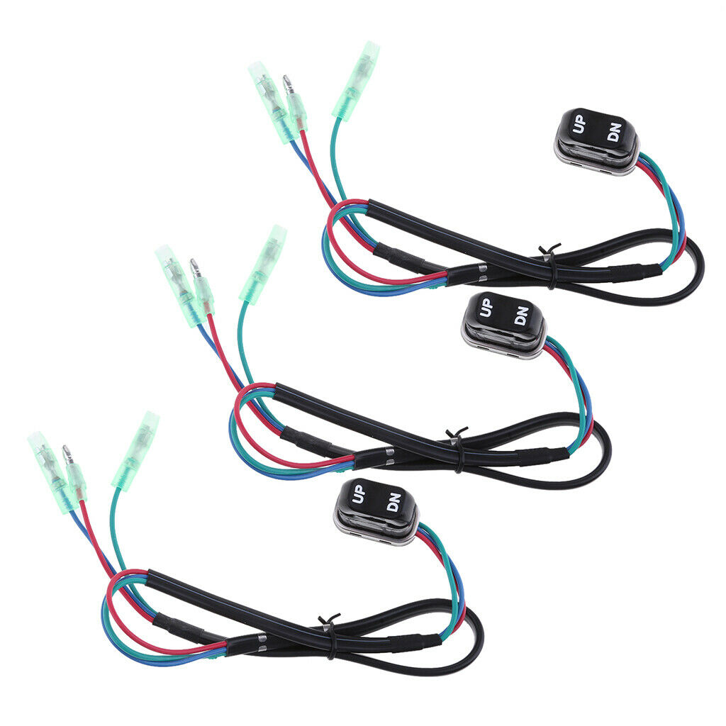 3 Pieces 703-82563-02-00 TRIM TILT SWITCH Fit for Yamaha Outboard Remote