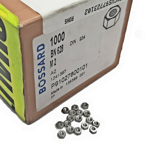 [500pcs] 1241397 NUT M2.0/BN628 DIN934 NUT