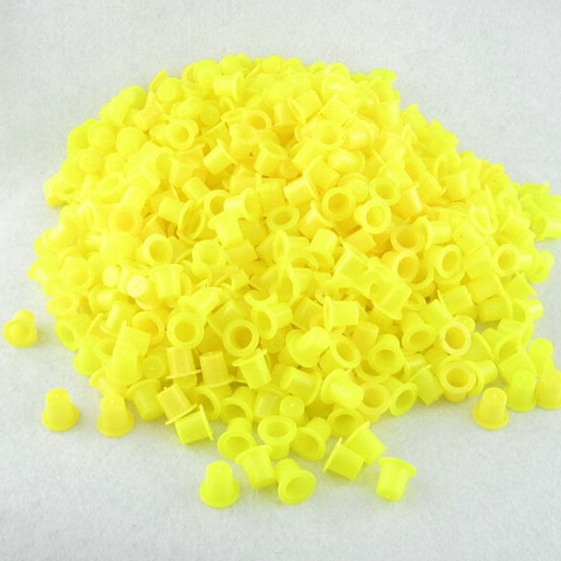 100PCS Tattoo Ink Caps Small Plastic Cups for Tattooing .l8