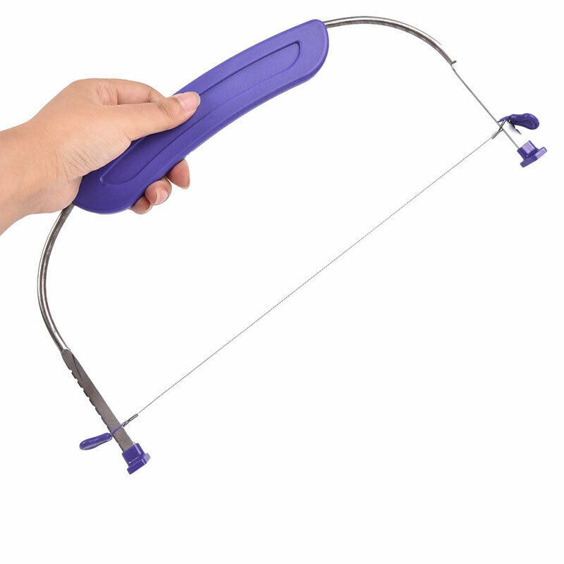 Adjustable Stainless Steel Wire Bread Cake Cutter Dough Slicers Bakeware LevBDA