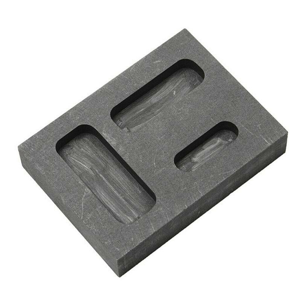 6x Graphite Crucible Set Graphite Mold Kit Torch Melting Casting Jewelry Repair