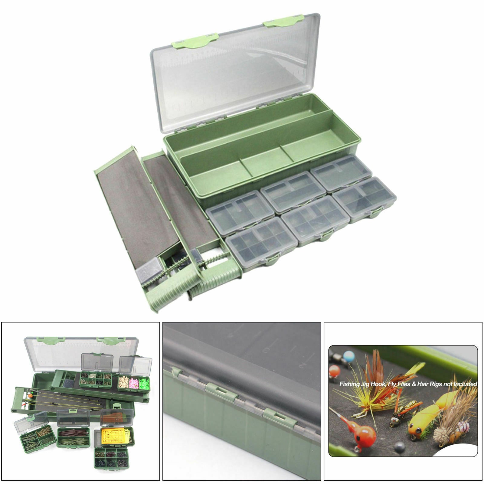 Carp Fishing Tackle Terminal Tackle Box for Weighs  Baiting Needle