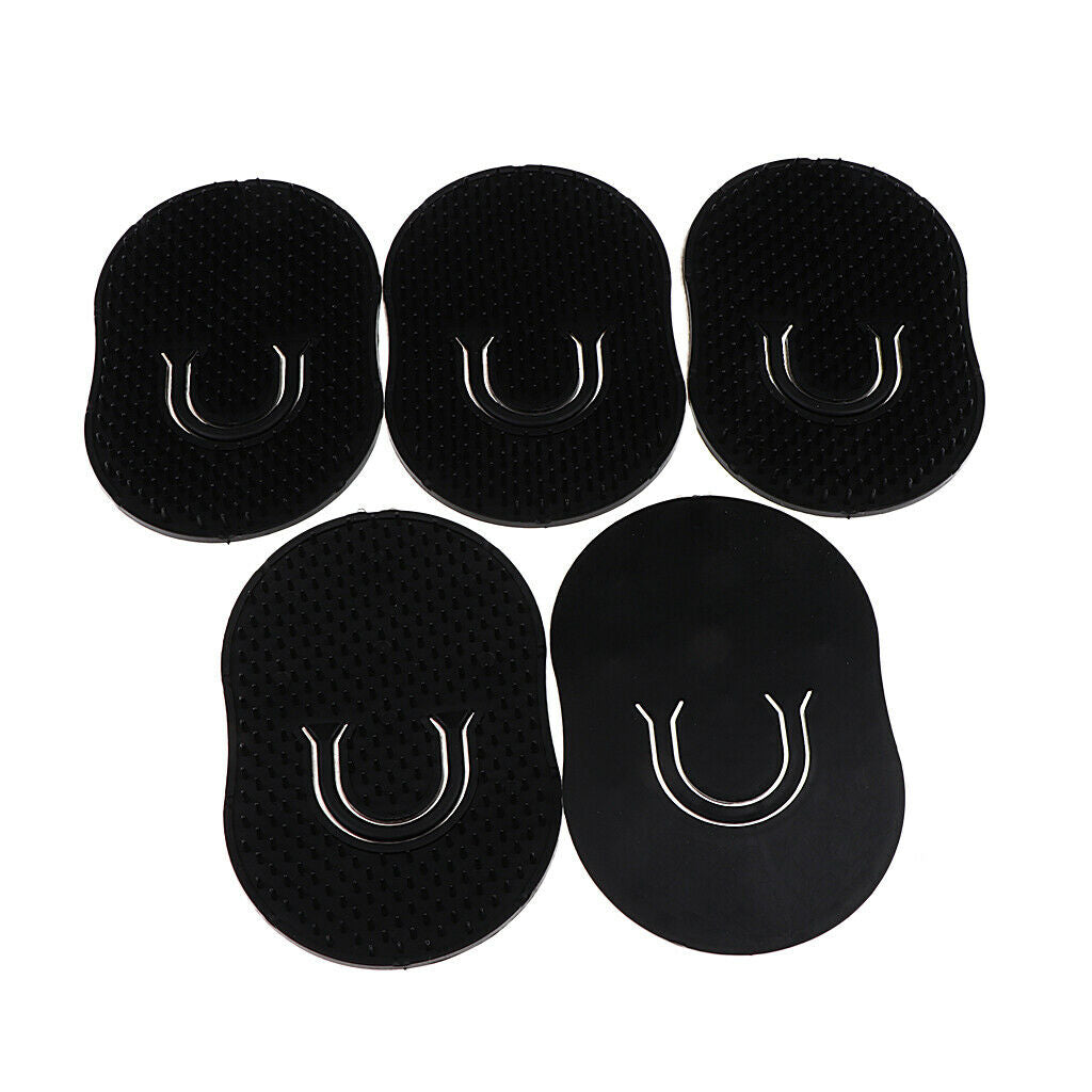 5 Pieces Pocket Palm Hair Brushes, Shampoo Beard Combs, for Short Hair Pet Cat,