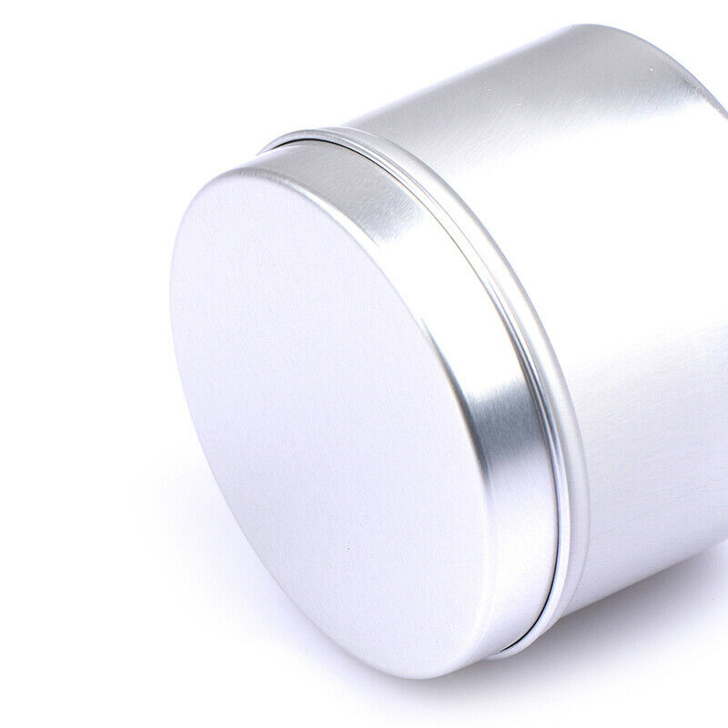 DIY 120ML Scented Candle Tin Tea Jar Handmade Candy Round Aluminum Storag.l8