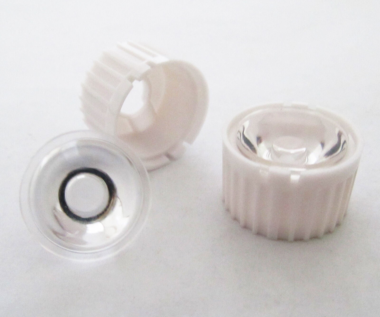 5 Pcs 30 Degree Lens for Luxeon 1W/3W LED w/ White Base 21mm