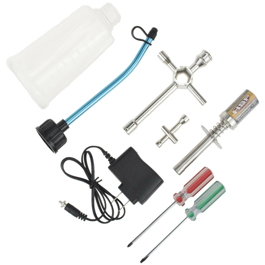 Alloy Engine Starter Igniter Fuel Filler for HSP REDCAT Nitro RC Car Accs