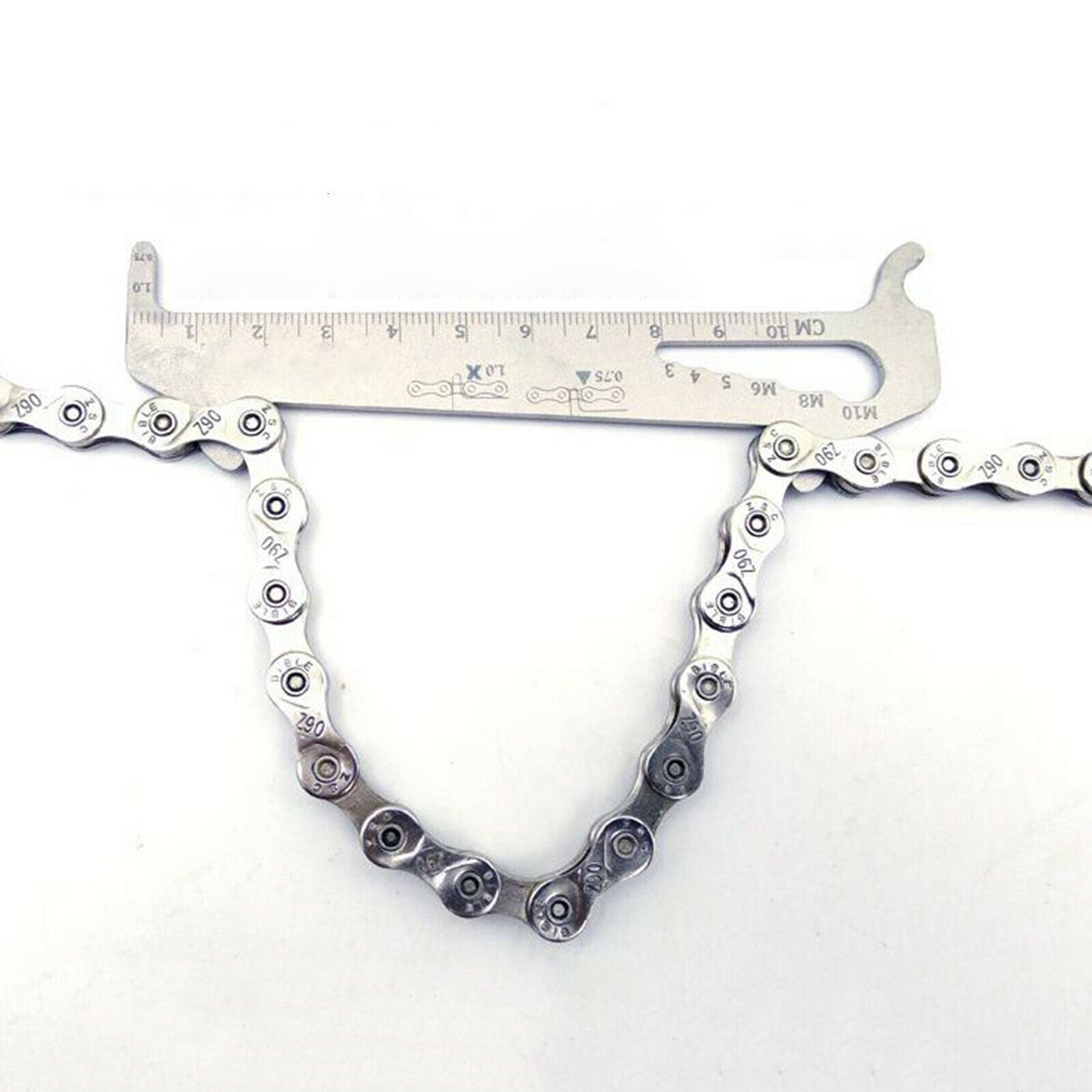 Portable Mountain Bike Chains Checker Chain Wear Indicator Test Caliper