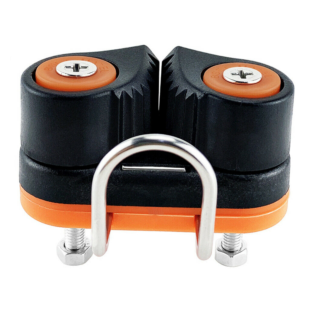 2 Row Ball Bearing Sailboat Cam Cleat with Leading Ring Sailing Hardware