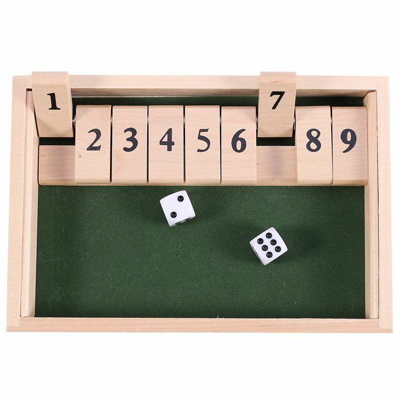 Digital 2 Players Board Games Shut The Box Club Drinking Game Entertainment B4N6