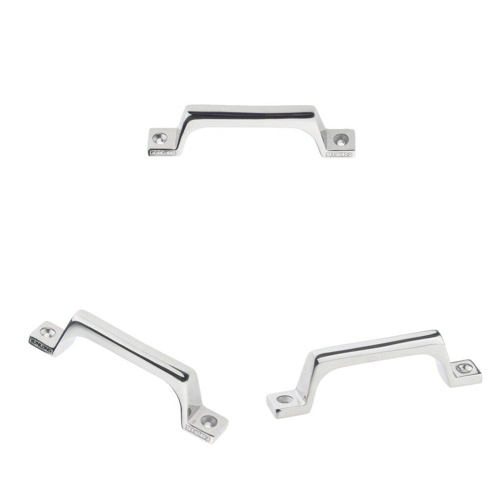 3 Pieces Yacht Grab Rail Handle Safety 4.6''inch Marine Ship Accessories