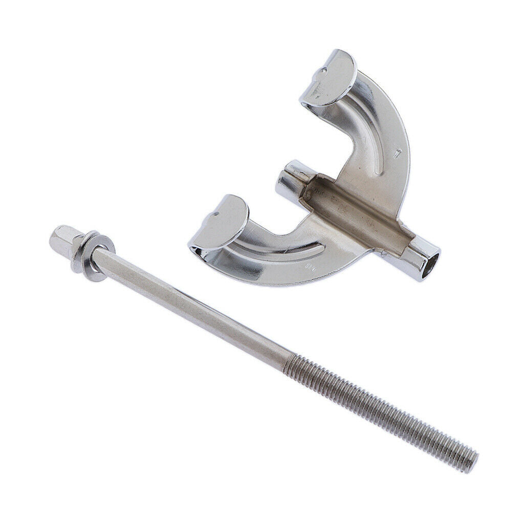 Classic Bass Drum Claw Hook Lug Assembly with Tension Rods Drum Parts Accs