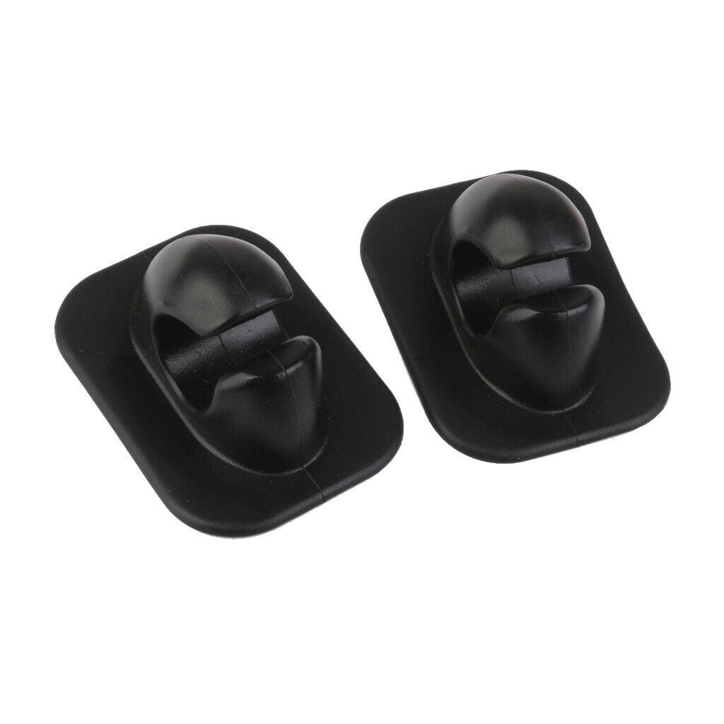 2Pcs PVC Paddle Hooks Holder For Fishing Boat