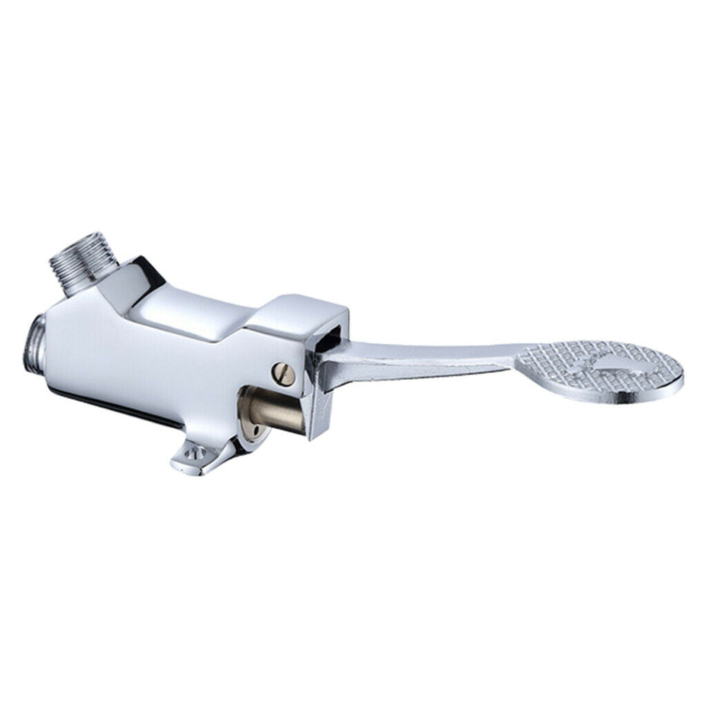 Brass Foot Pedal Valve Pedal Water Faucet for Bathroom Basin Single Cold Tap
