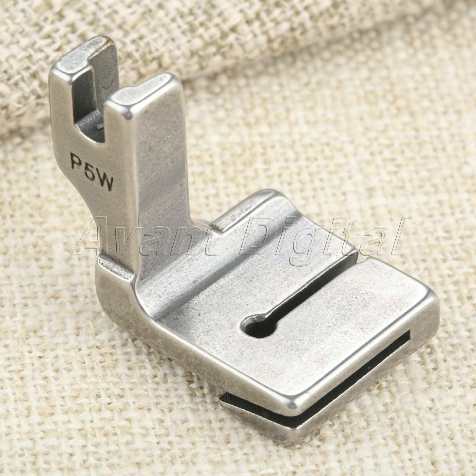 2Pcs P5+P5W Wrinkled Presser Foot Feet Steel f Industrial Flatcar Sewing Machine