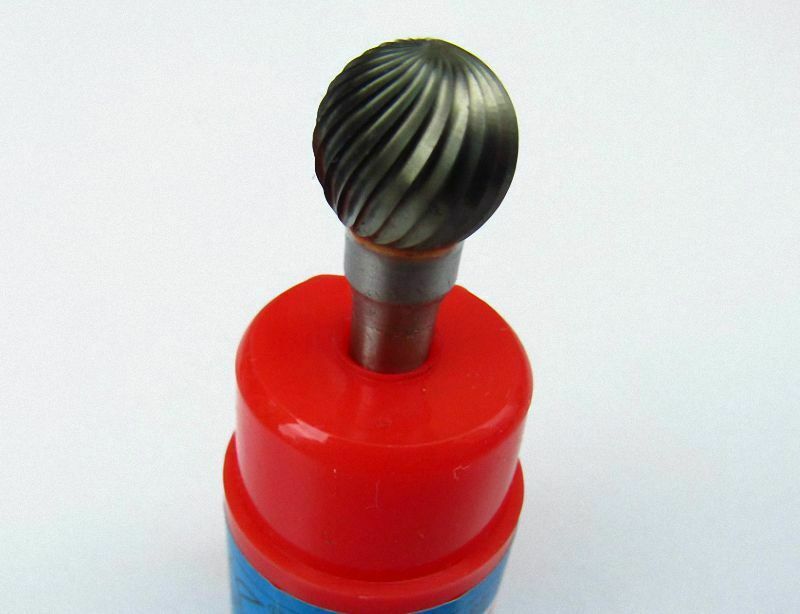 1 of Ball Shape Carbide Bur Rotary File 6mm Shank D1210M06