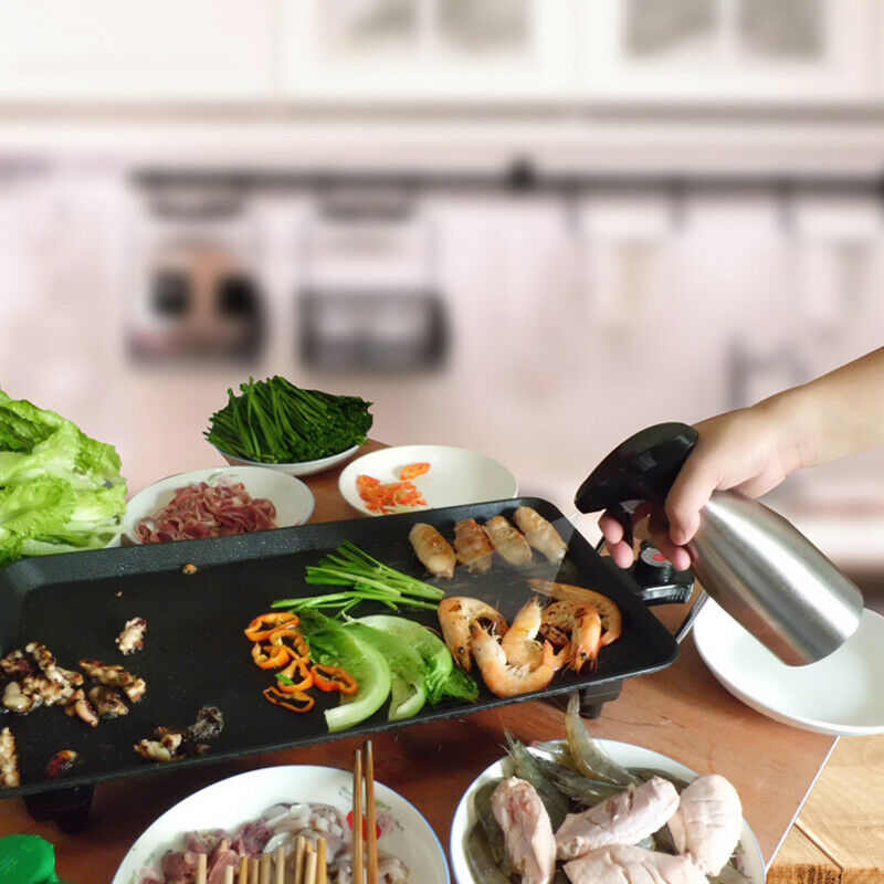 Kitchen Oil Pot Stainless Spray Bottle Sauce Vinegar Sprayer BBQ / Cooking Tool