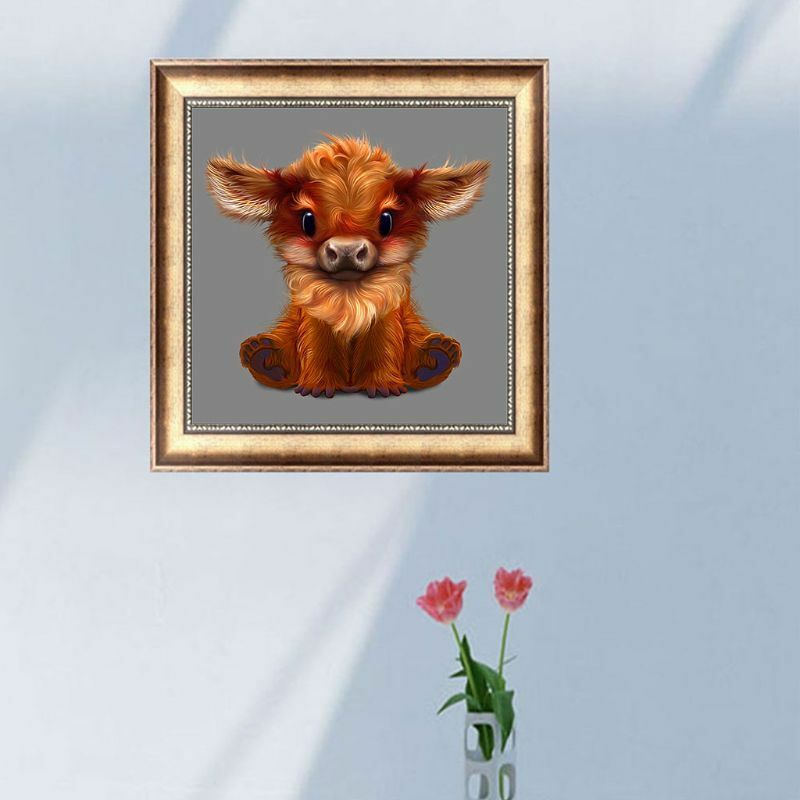 Pig 5D DIY Diamond Painting Embroidery Cross Stitch Kit Home Decor Handcrafts