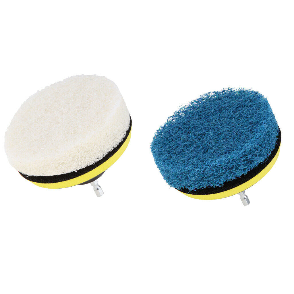 2 Pack Power Scrubber Brush Tile Pads Set Drill Scrubber Brush for Bathroom
