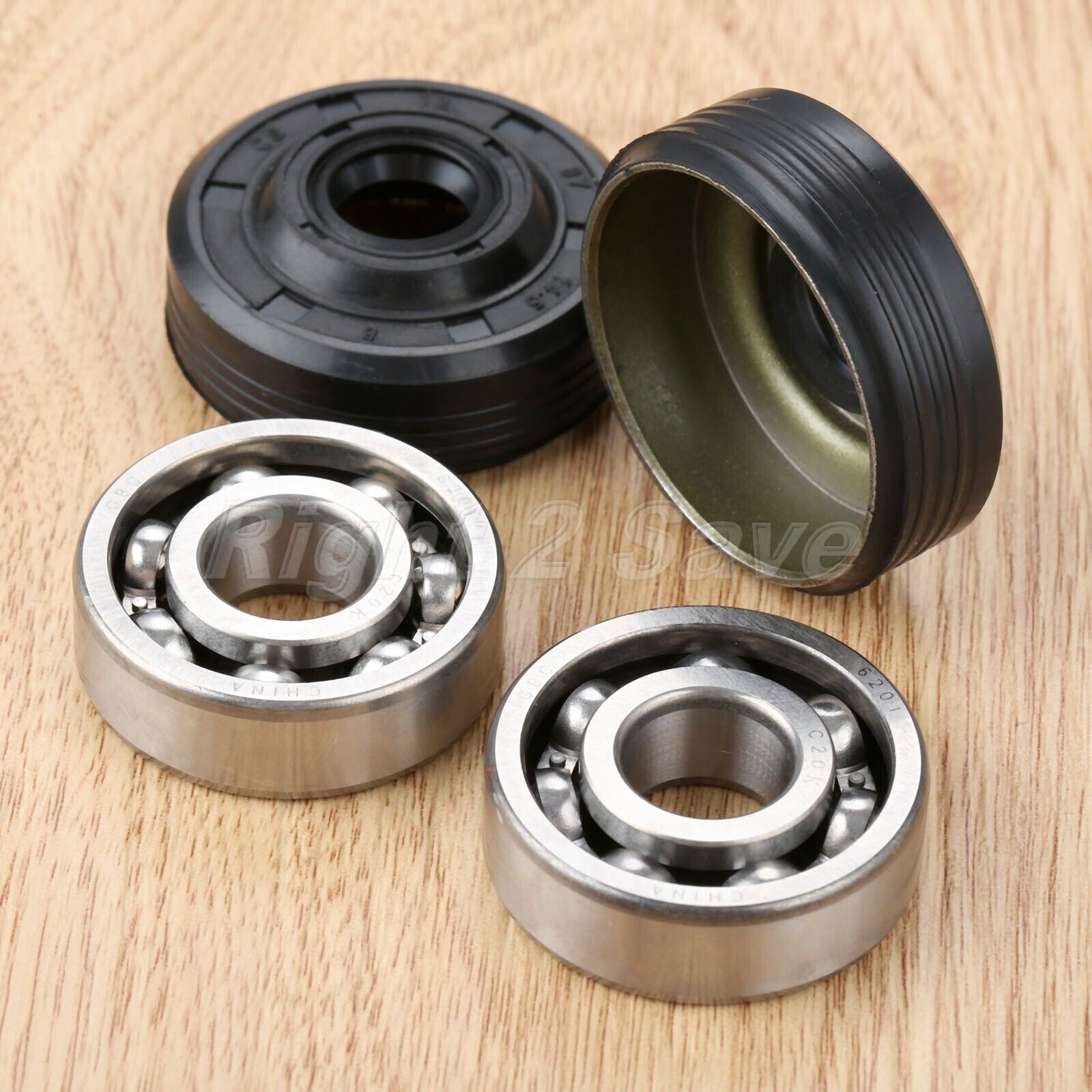 Chainsaw Oil Seal Bearing Kit For Husqvarna 36 41 136 137 141 142 Replacement 2X
